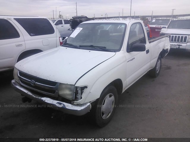 4TANL42N6WZ103761 - 1998 TOYOTA TACOMA WHITE photo 2