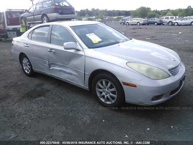 JTHBF30G330132761 - 2003 LEXUS ES 300 SILVER photo 1