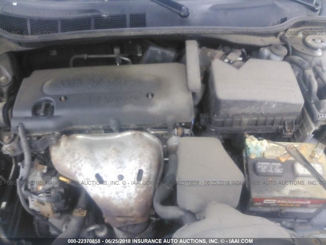 4T1BE46K07U182906 - 2007 TOYOTA CAMRY NEW GENERAT CE/LE/XLE/SE GRAY photo 10