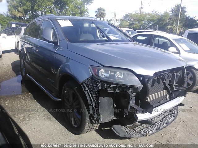 WA1AY94L59D025742 - 2009 AUDI Q7 3.6 QUATTRO GRAY photo 1