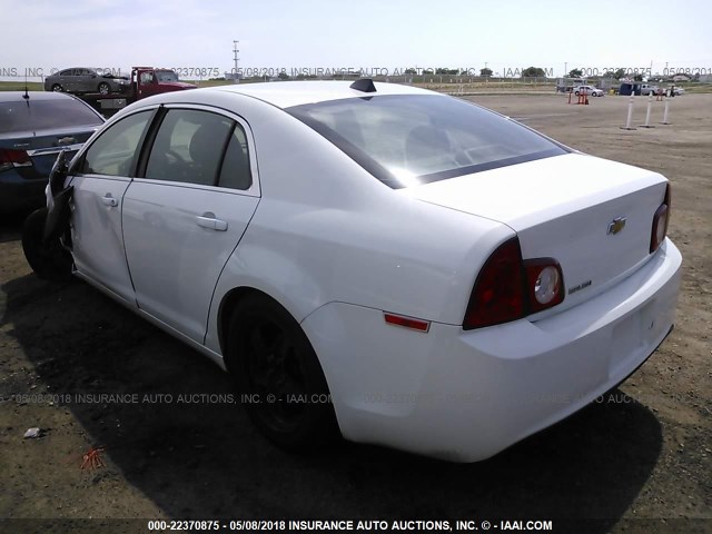 1G1ZA5EU0CF170737 - 2012 CHEVROLET MALIBU LS 白色 照片 3