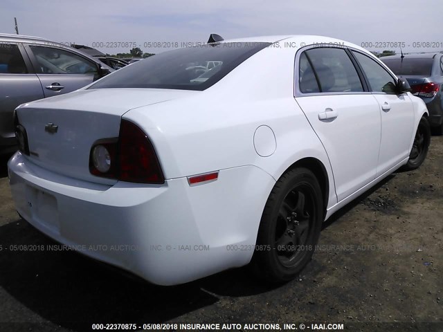 1G1ZA5EU0CF170737 - 2012 CHEVROLET MALIBU LS 白色 照片 4