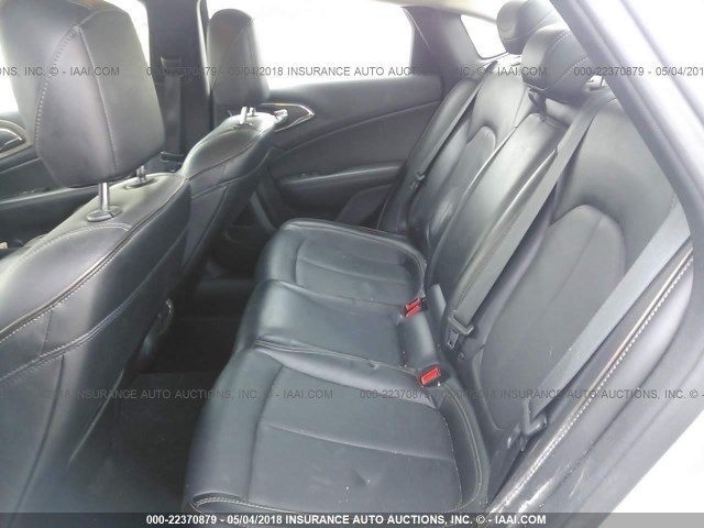 1C3CCCCG6FN572334 - 2015 CHRYSLER 200 C GRAY photo 8