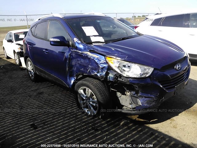KM8JU3AC6CU341561 - 2012 HYUNDAI TUCSON GLS/LIMITED 蓝色 照片 1