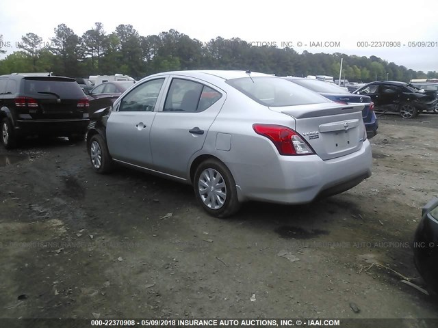 3N1CN7AP7GL888345 - 2016 NISSAN VERSA S/S PLUS/SV/SL ვერცხლისფერი ფოტო 3