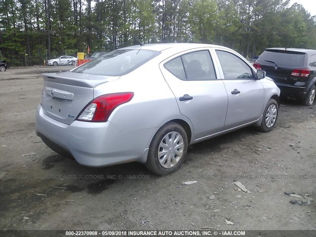 3N1CN7AP7GL888345 - 2016 NISSAN VERSA S/S PLUS/SV/SL ვერცხლისფერი ფოტო 4