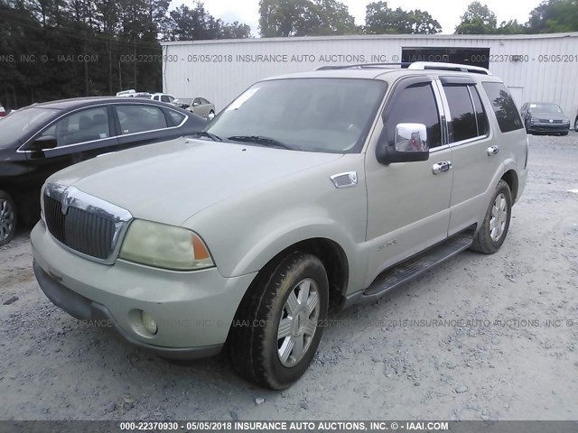 5LMEU78H63ZJ11562 - 2003 LINCOLN AVIATOR TAN photo 2