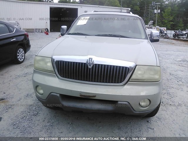 5LMEU78H63ZJ11562 - 2003 LINCOLN AVIATOR TAN photo 6