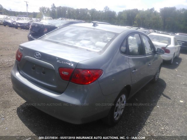 KMHDU46DX9U786253 - 2009 HYUNDAI ELANTRA GLS/SE GRAY photo 4