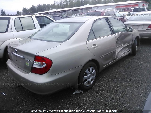 4T1BE32K53U743529 - 2003 TOYOTA CAMRY LE/XLE/SE Алтын фото 4