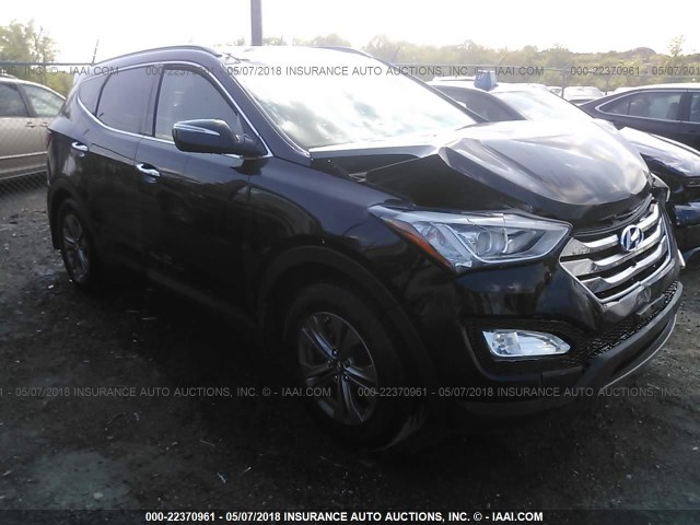 5XYZUDLB5FG278623 - 2015 HYUNDAI SANTA FE SPORT  BLACK photo 1