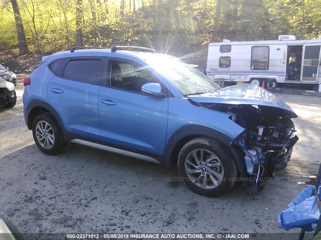 KM8J3CA28HU311396 - 2017 HYUNDAI TUCSON LIMITED/SPORT AND ECO/SE BLUE photo 1