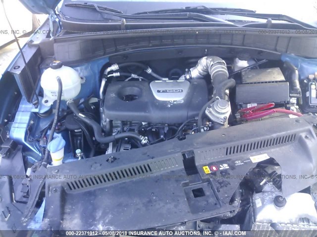 KM8J3CA28HU311396 - 2017 HYUNDAI TUCSON LIMITED/SPORT AND ECO/SE BLUE photo 10