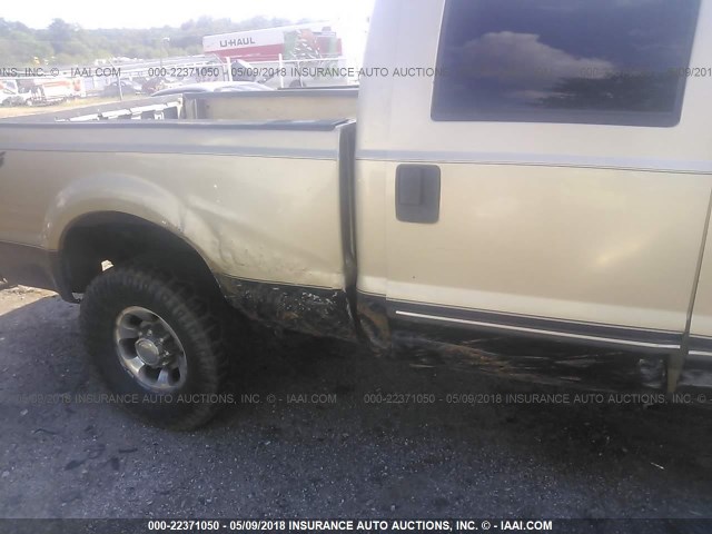 1FTNW21F4YEB83503 - 2000 FORD F250 SUPER DUTY Champagne photo 6