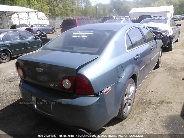 1G1ZH57BX94231510 - 2009 CHEVROLET MALIBU 1LT GREEN photo 4