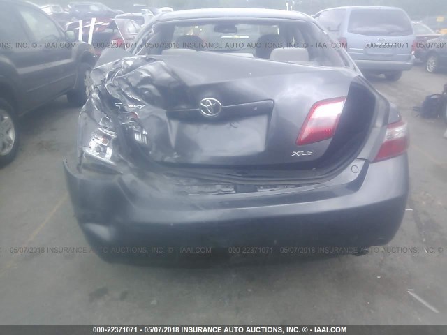 JTNBE46K073018397 - 2007 TOYOTA CAMRY NEW GENERAT CE/LE/XLE/SE GRAY photo 6