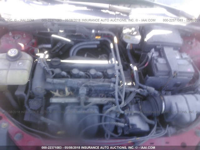 1FAHP34N77W162632 - 2007 FORD FOCUS ZX4/S/SE/SES 红色 照片 10