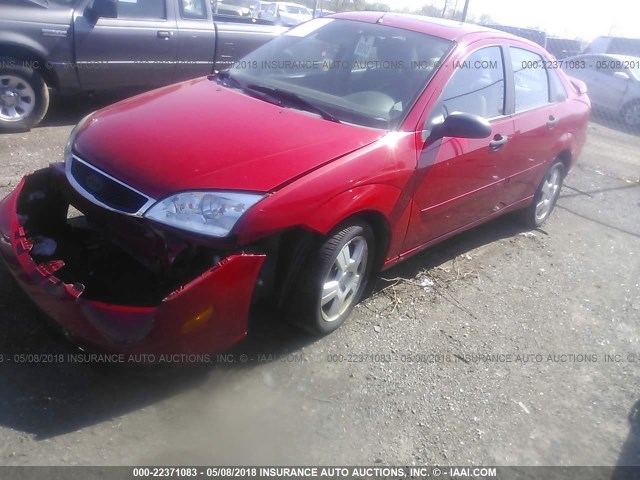 1FAHP34N77W162632 - 2007 FORD FOCUS ZX4/S/SE/SES 红色 照片 2