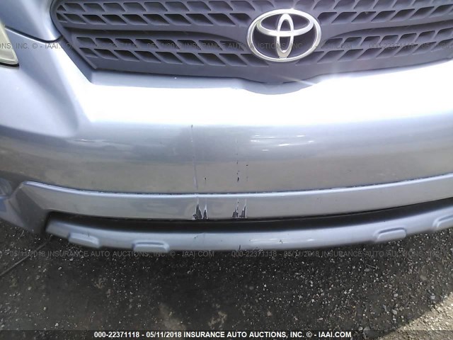 2T1KR32E45C487225 - 2005 TOYOTA COROLLA MATRIX XR BLUE photo 6