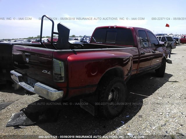 3D7MX48A57G832110 - 2007 DODGE RAM 3500 ST/SLT RED photo 4