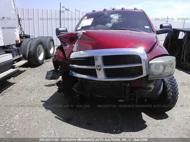 3D7MX48A57G832110 - 2007 DODGE RAM 3500 ST/SLT RED photo 6