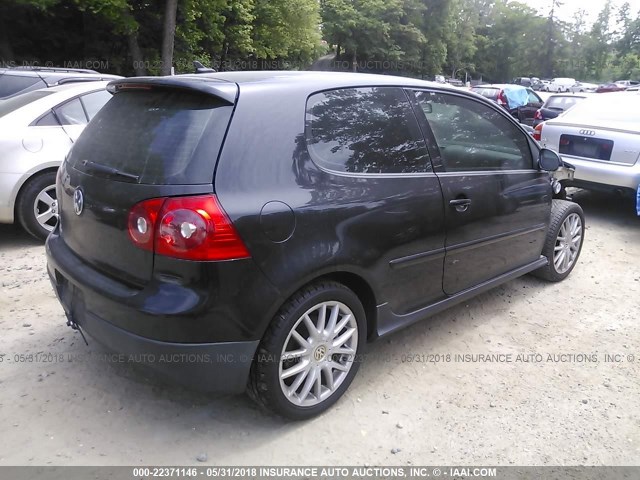 WVWEV71K87W081871 - 2007 VOLKSWAGEN NEW GTI BLACK photo 4