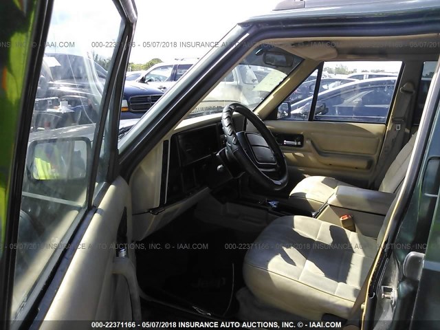 1J4FT68S3TL331968 - 1996 JEEP CHEROKEE SPORT/CLASSIC მწვანე ფოტო 5