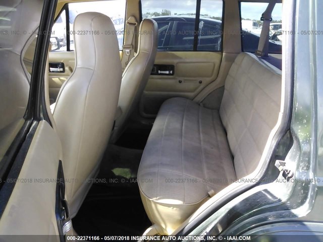 1J4FT68S3TL331968 - 1996 JEEP CHEROKEE SPORT/CLASSIC მწვანე ფოტო 8