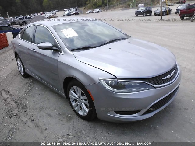 1C3CCCABXFN502374 - 2015 CHRYSLER 200 LIMITED SILVER photo 1