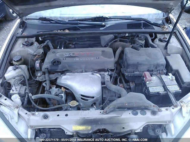 4T1BE32K33U767134 - 2003 TOYOTA CAMRY LE/XLE/SE GOLD photo 10
