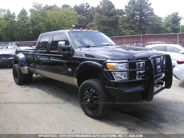 1FT8W3DT2CEA19972 - 2012 FORD F350 SUPER DUTY BLACK photo 1