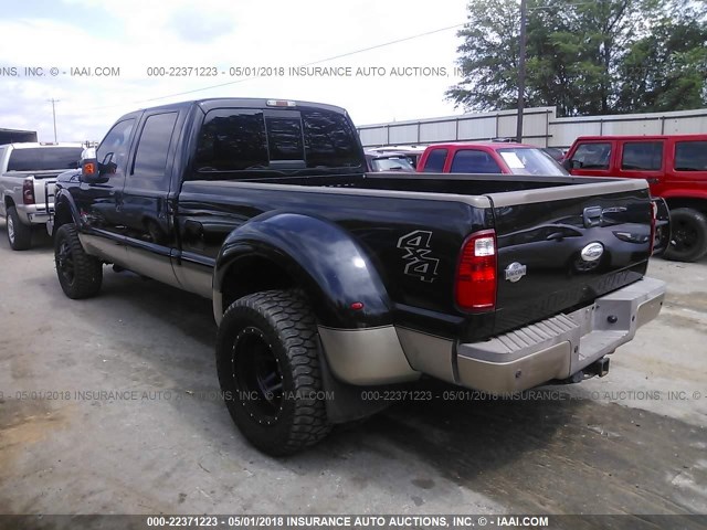 1FT8W3DT2CEA19972 - 2012 FORD F350 SUPER DUTY BLACK photo 3