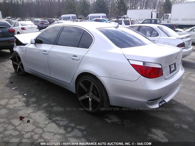 WBANA53524B846886 - 2004 BMW 525 I SILVER photo 3