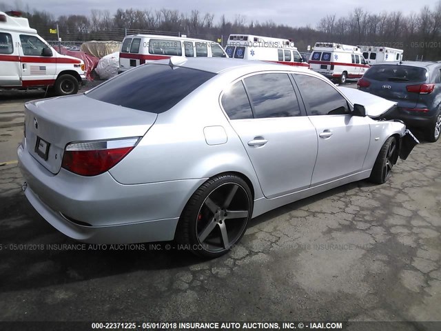 WBANA53524B846886 - 2004 BMW 525 I SILVER photo 4