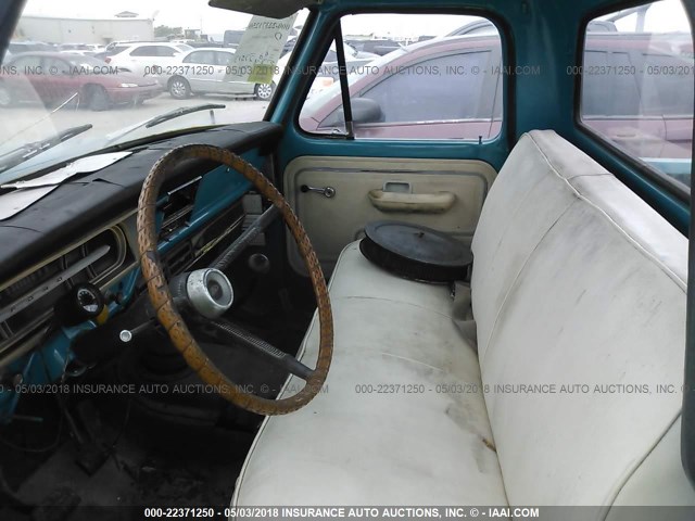 F10HKK09756 - 1971 FORD F100 GREEN photo 8