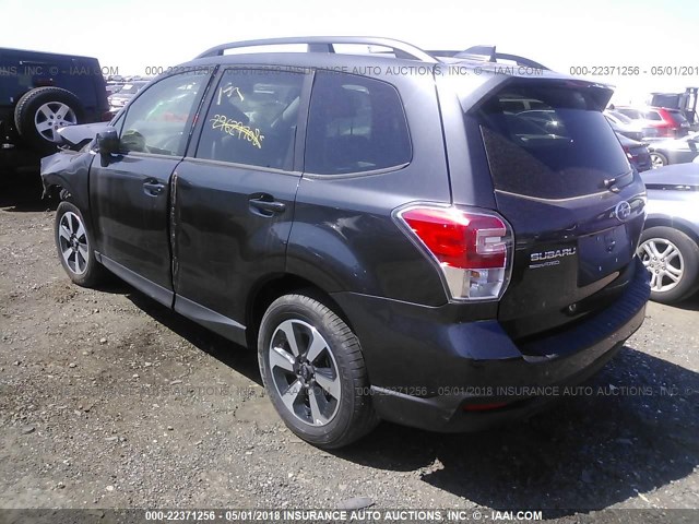 JF2SJAEC4JH409055 - 2018 SUBARU FORESTER 2.5I PREMIUM BLACK photo 3