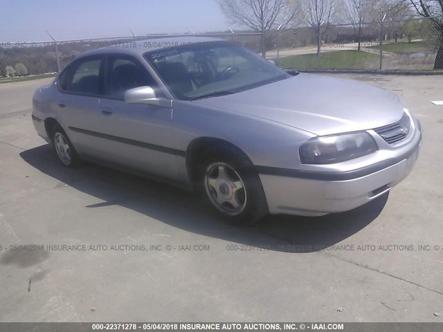 2G1WF52E159302224 - 2005 CHEVROLET IMPALA SILVER photo 1