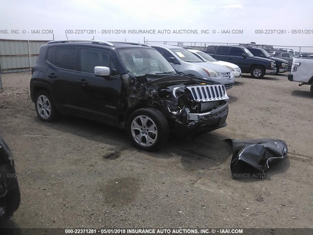 ZACCJADT7FPC39990 - 2015 JEEP RENEGADE LIMITED BLACK photo 1