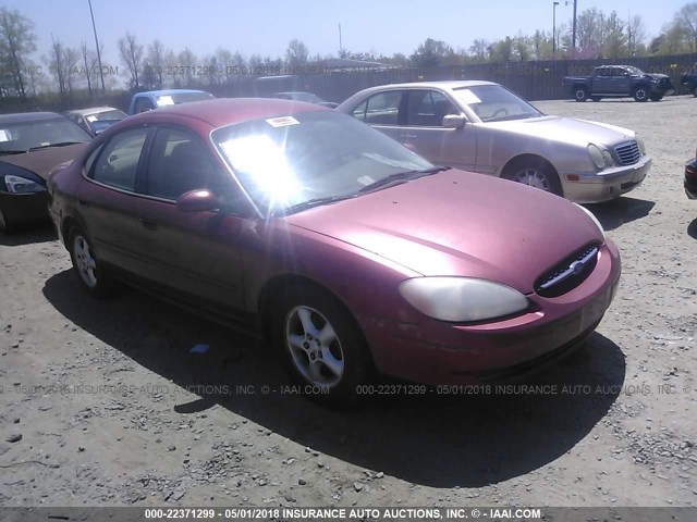 1FAFP55281A255543 - 2001 FORD TAURUS SES RED photo 1
