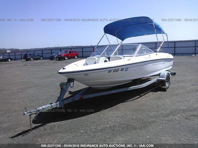 BBBK07CUH506 - 2006 BAYLINER 17  WHITE photo 2