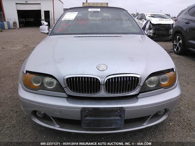 WBABW334X4PL24140 - 2004 BMW 325 CI SILVER photo 6