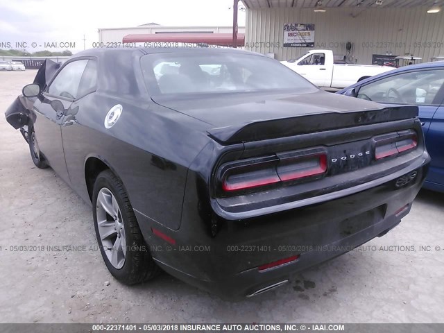 2C3CDZAG0JH241737 - 2018 DODGE CHALLENGER SXT BLACK photo 3