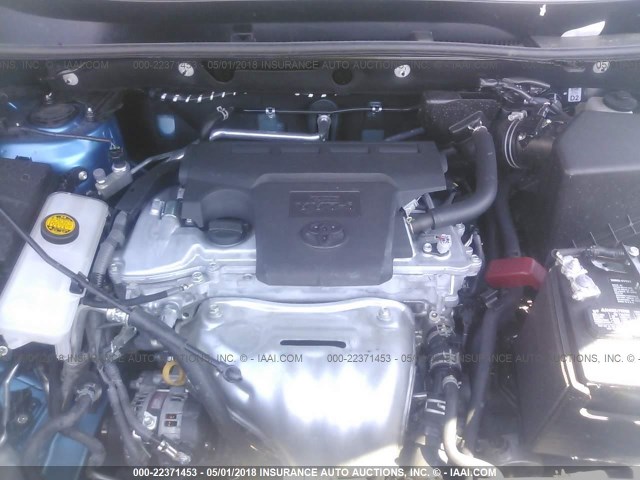 2T3WFREV9JW446792 - 2018 TOYOTA RAV4 ADVENTURE/XLE 蓝色 照片 10