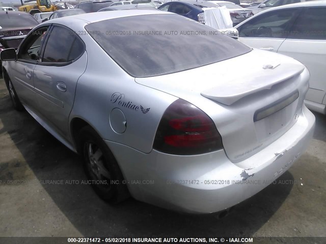 2G2WS522541341358 - 2004 PONTIAC GRAND PRIX GT2 GRAY photo 3