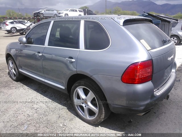 WP1AB29P84LA75400 - 2004 PORSCHE CAYENNE S GRAY photo 3