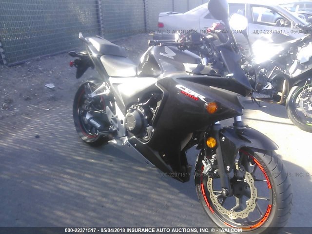 MLHPC4413D5000029 - 2013 HONDA CBR500 R BLACK photo 1