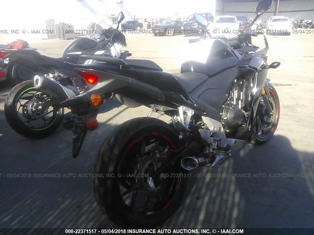 MLHPC4413D5000029 - 2013 HONDA CBR500 R BLACK photo 4