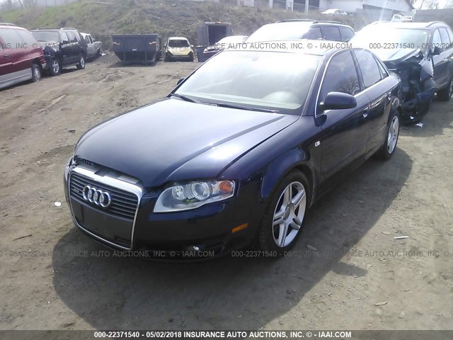 WAUDF78E36A261860 - 2006 AUDI A4 2.0T QUATTRO BLUE photo 2