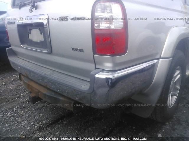 JT3HN86RX20385051 - 2002 TOYOTA 4RUNNER SR5 SILVER photo 6