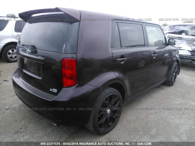 JTLKE50E691064915 - 2009 TOYOTA SCION XB იასამნისფერი ფოტო 4